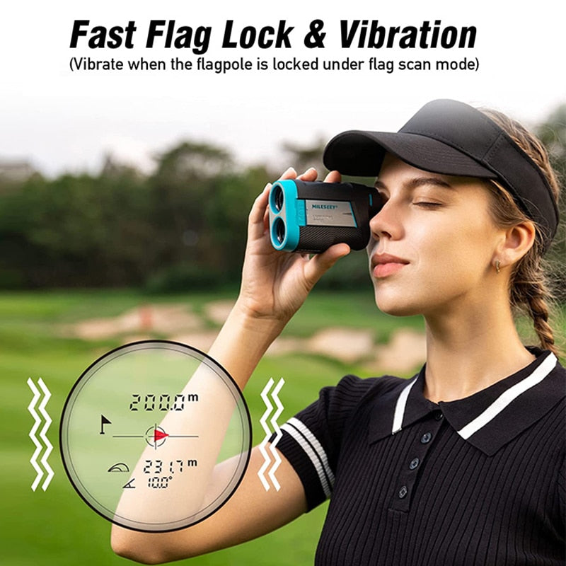 Mileseey PF260 650m rechargeable Golf Rangefinder XenGolf
